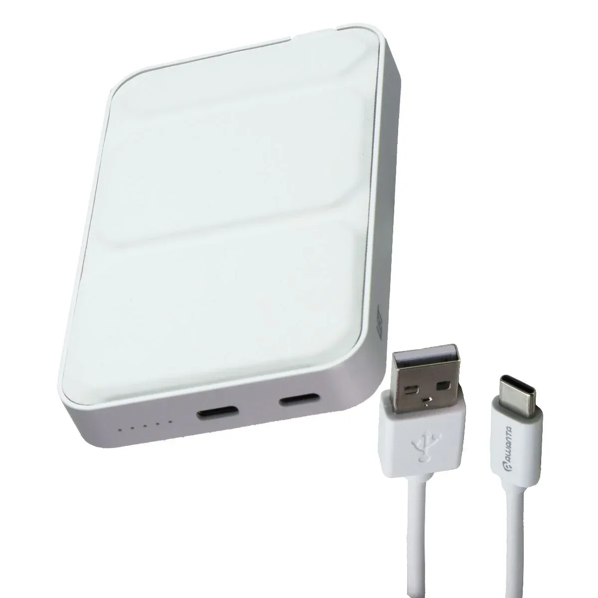 15W Magnetic Charging 5,000mAh Power Bank (MS-PB5KWT) - White