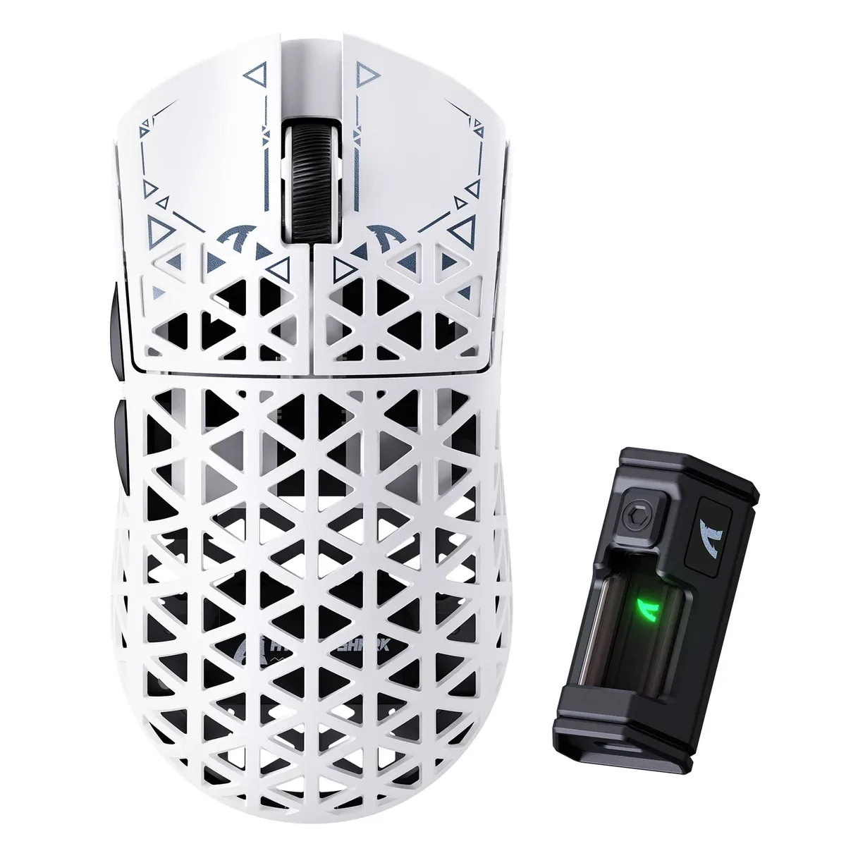 R5 Ultra Carbon Fiber Wireless 8K Paw3950Max Gaming Mouse